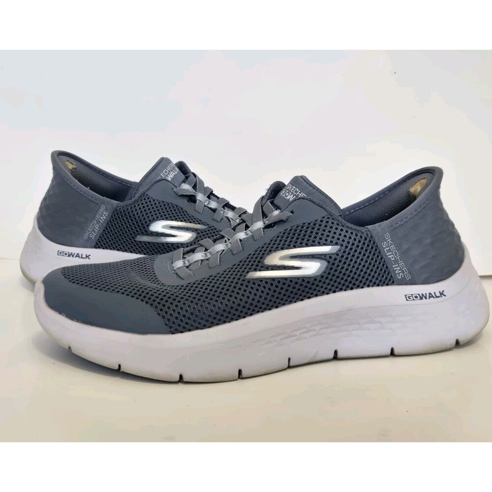 Skechers Sneakers Womens 8 Go Walk Flex Grand Entry Walking 124836 BLU